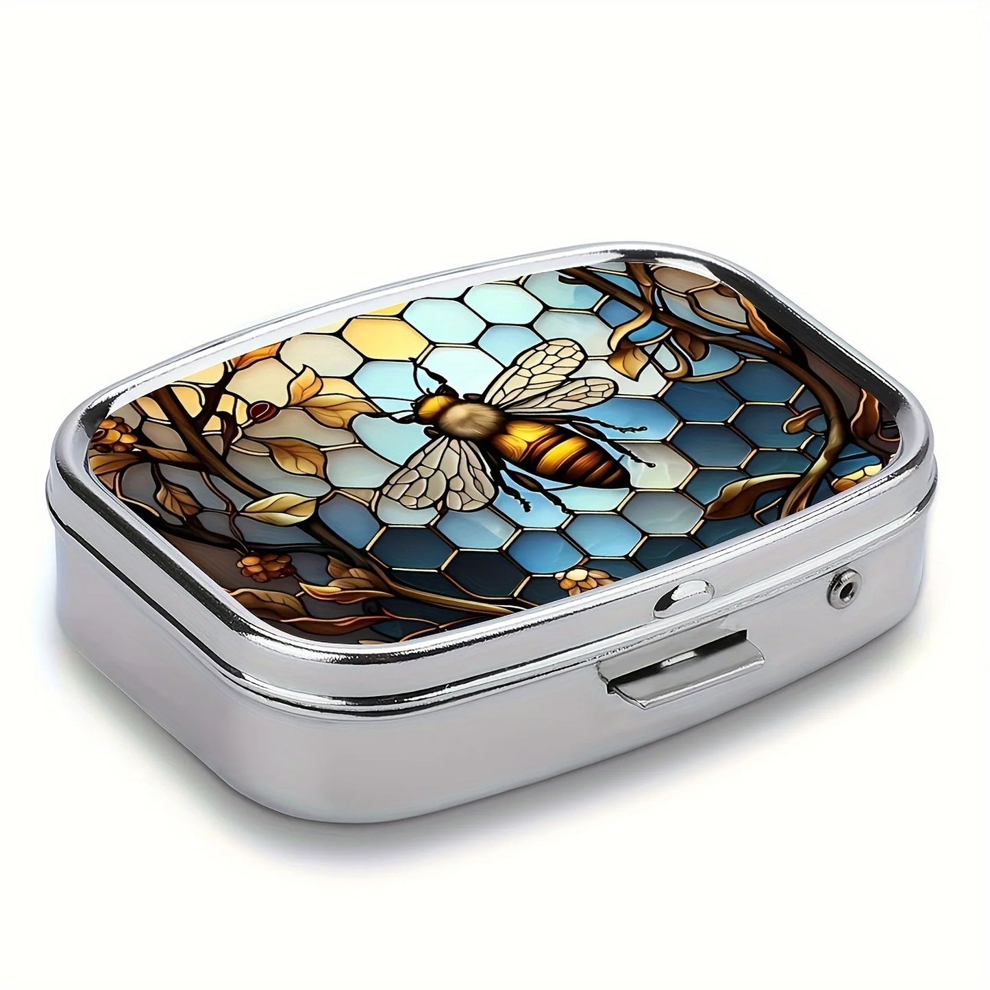 Travel Cases Lovely Colored Medicine Metal Jwelery Organizers