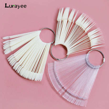 80/50/20pcs Nail Display Sticks Nail Swatch False Nail Tips Nail Gel