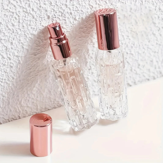 1pc 10ml Glass Portable Refillable Perfume Bottle Cosmetic Container