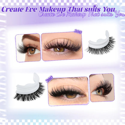 720/200pcs eyelash Extension Kit Fluffy Eyelash Extension kit with