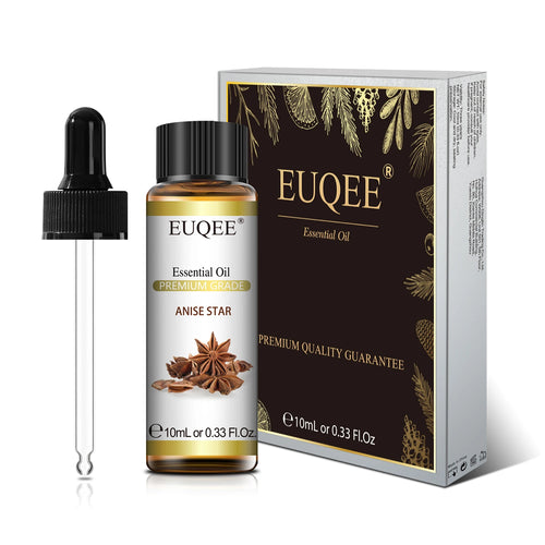 EUQEE 10ml Pure Natural Essential Oil Lavender Jasmine Eucalyptus