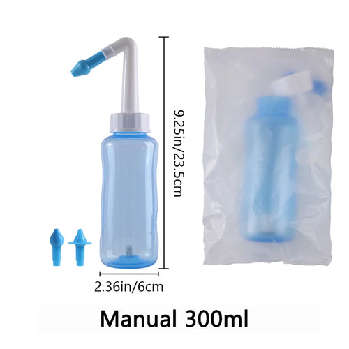 Nose Wash Cleaner Nasal Irrigator Rinse Bottle Nose Protector Avoid