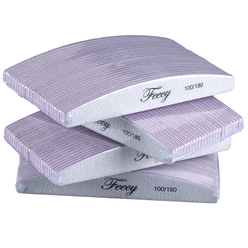 10Pcs/Lot Nail File Buffer Double Side Nail Files Buffer