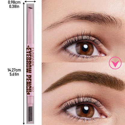 2 in1 Eyebrow pencil professional Cosmetics makeup for women 5 Colors