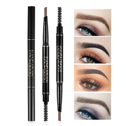 HANDAIYAN Eyebrow Pencil Automatic Rotating Double Head Long Lasting