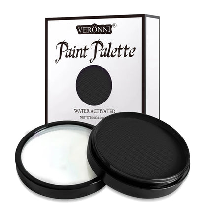 30G Water Monochromatic Face Body Painting Palette Halloween Festive