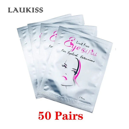25/50/100Pairs Eye Patches Under Eyelash Pads for Building Hydrogel