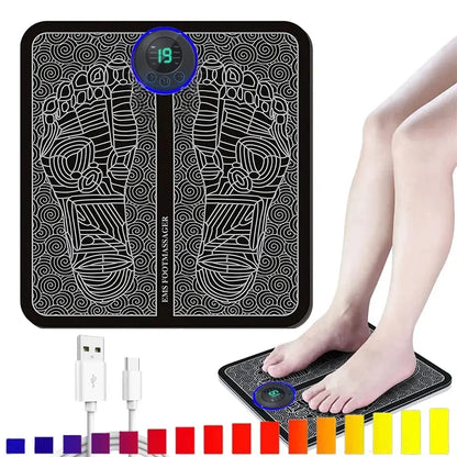 Foot Massager Stimulation Pad Electric Foot Massage With Remote 8 Mode