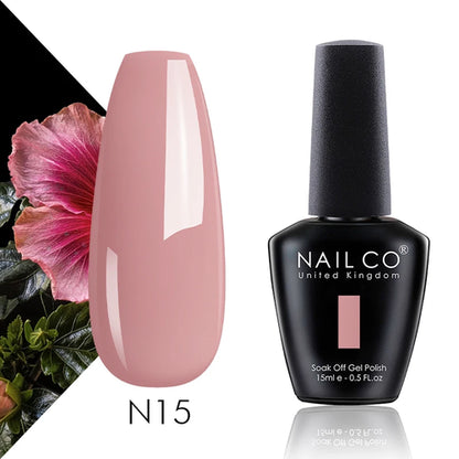 NAILCO 15ml Translucent Color Gel Nail Polish Vernis Semi Permanent UV