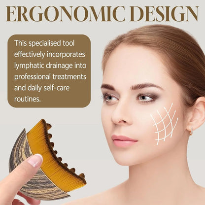 Lymphatic Contour Face Brush Lymphatic Drainage Reduce Puffiness