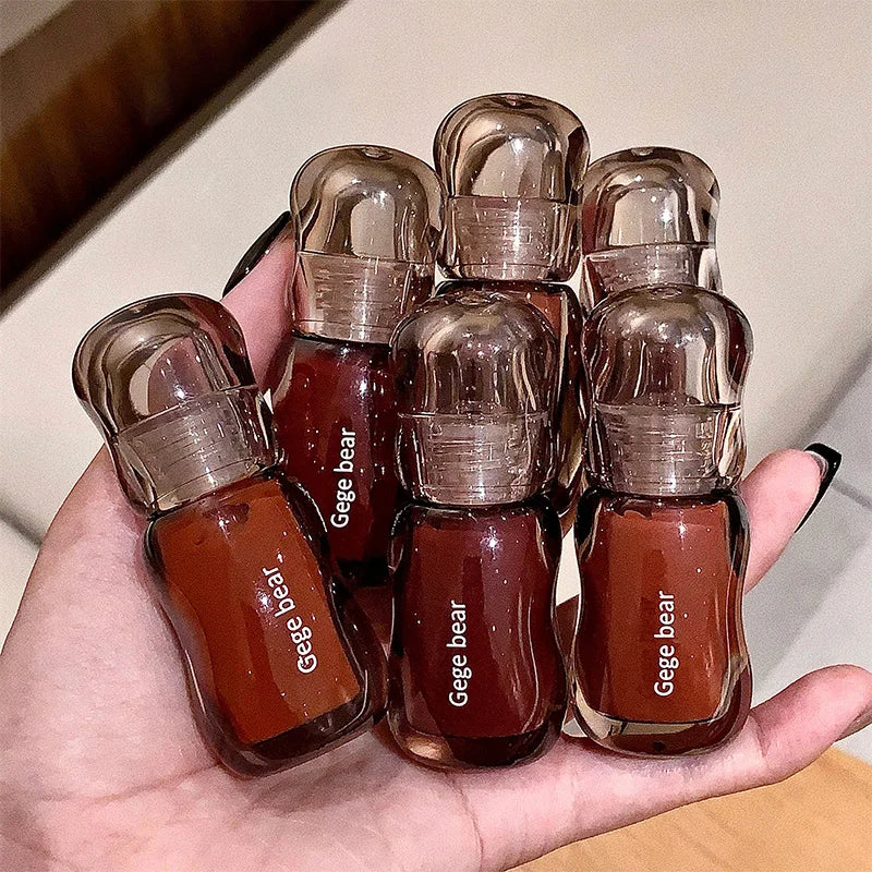 Gege Bear Crystal Gloss Lip Tint — Autumn/Winter Hydrating Formula,