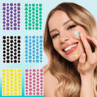 240 pieces of multi-color star acne patches, facial acne patches,