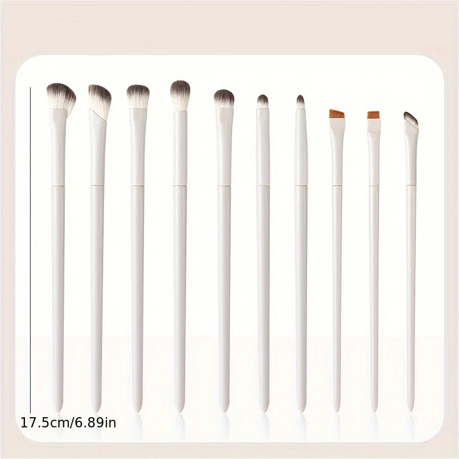 5/6/8/10pcs Natural Eye Makeup Brushes Set Detail Eyeshadow Brush