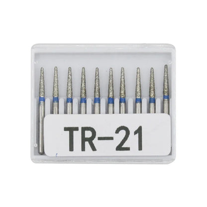 Dental Diamond Burs 10 pieces/set FG diameter drill bit 1.6mm