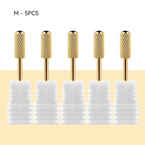 5 In 1 Tungsten Carbid Nail Drill Bits Milling Cutter For Remove Nail