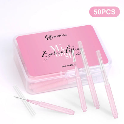 MAYOOC Mini Eyebrow Brush Brow Perm Brush Disposable Brow Lifting