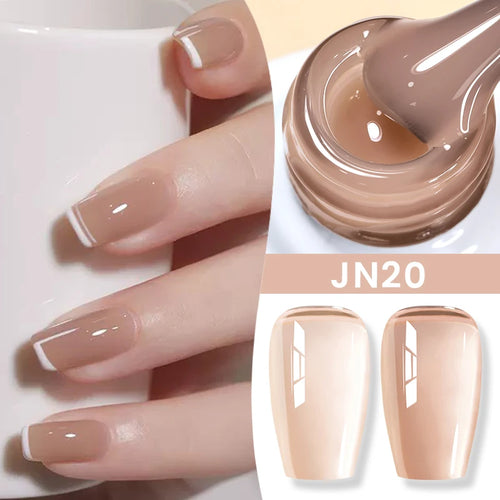 BORN PRETTY 83 Colors 10ml Jelly Nude Gel Nail Polish Autumn Amber