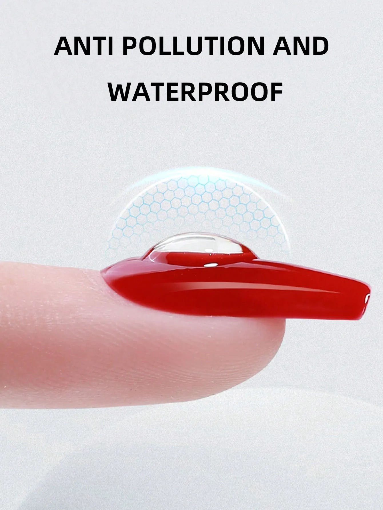 15ml Glass Top Coat Long Lasting Clear Rubber Top Coat LED UV