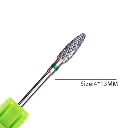 1pc Carbide Tungsten Nail Drill Bit Rotate Burr Milling Nail Cutter
