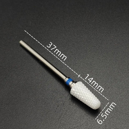 Ceramic Carbide Nail Drill Bit Rotate Burr Milling Nail Cutter Bits