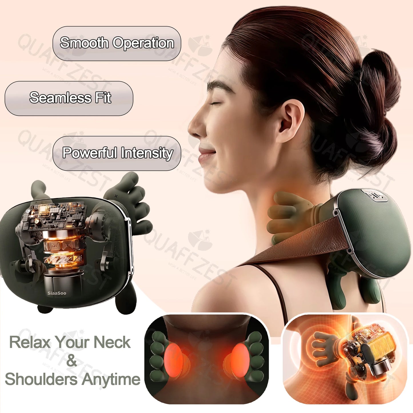 Bionic Finger Pressure Neck Massager Back and Shoulder Massager