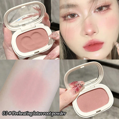 Single Color Blush Silky Texture High Color Rendering No Powder
