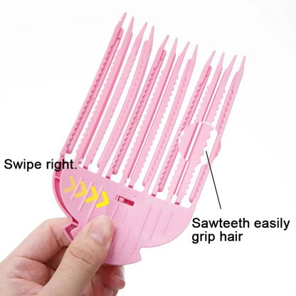 1/2pcs Heatless Hair Curling Clips Natural Fluffy Hair Styling Tool No