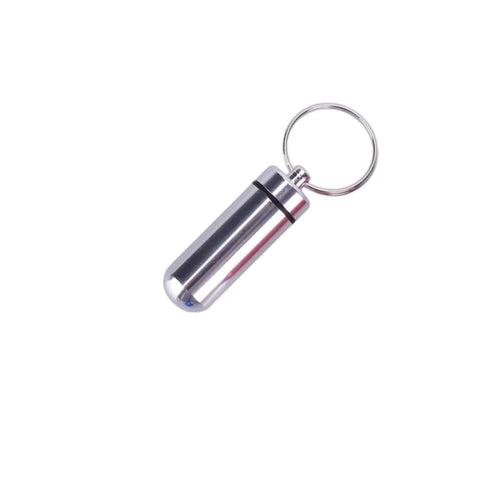 Portable Mini Waterproof Aluminum Pill Box Cases Container Organizer
