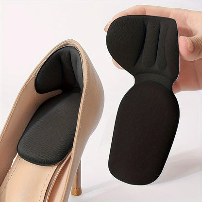 Double-Layer Thick T-Shaped Foam Heel Pad And Heel Cup - Soft,