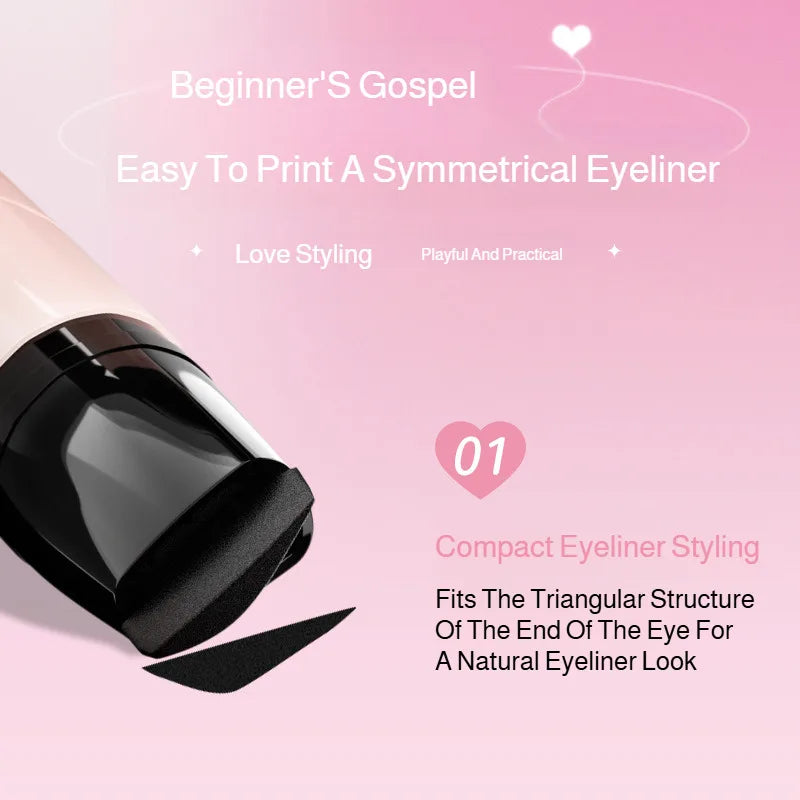 Eyeliner for Beginners Sweat-proof Double-headed Eyeliner Smudge-Proof