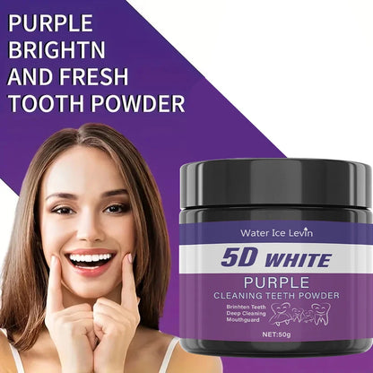 Purple Teeth Cleaning Powder - Sulfate-Free, Deep Cleaning and