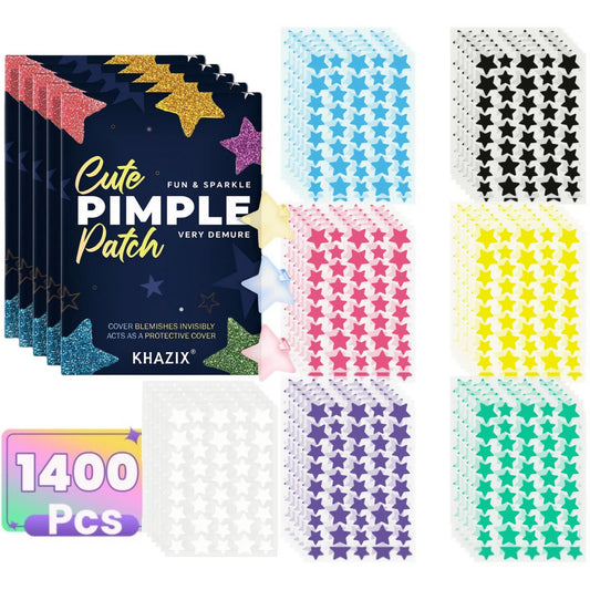 1400 pieces of Multi-color Star Acne Patches,Pimples Patches,Facial