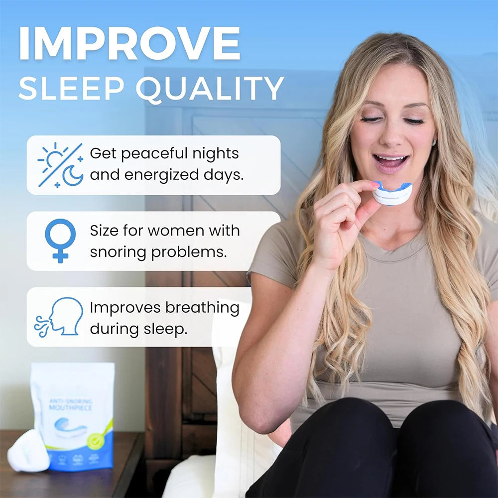 Anti-Snoring Mouthpiece Anti-Snoring Device Night Time Teeth