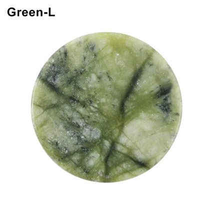 Glue Pallet Eyelashes Extensions Pink Green Jade Stone Reusable False