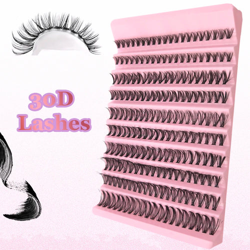 DIY Eyelash Extension Kit Individual Lashes Cluster Mix Lash Clusters