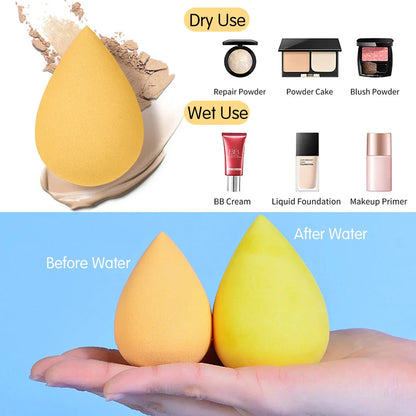 6/7Pcs Makeup Sponge Set Cosmetic Puff Cream Concealer Foundation Powder Dry and Wet Make Up Blender Women Make Up Accessories