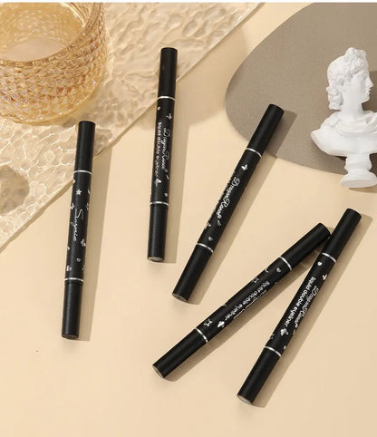 Dragon Ranee Double head Star Seal Eyeliner waterproof non-smudging