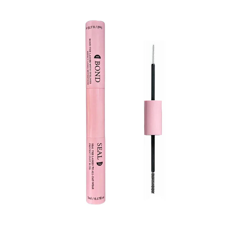 Segmented Individual False Lashes with Dual-Ended Lash Glue -