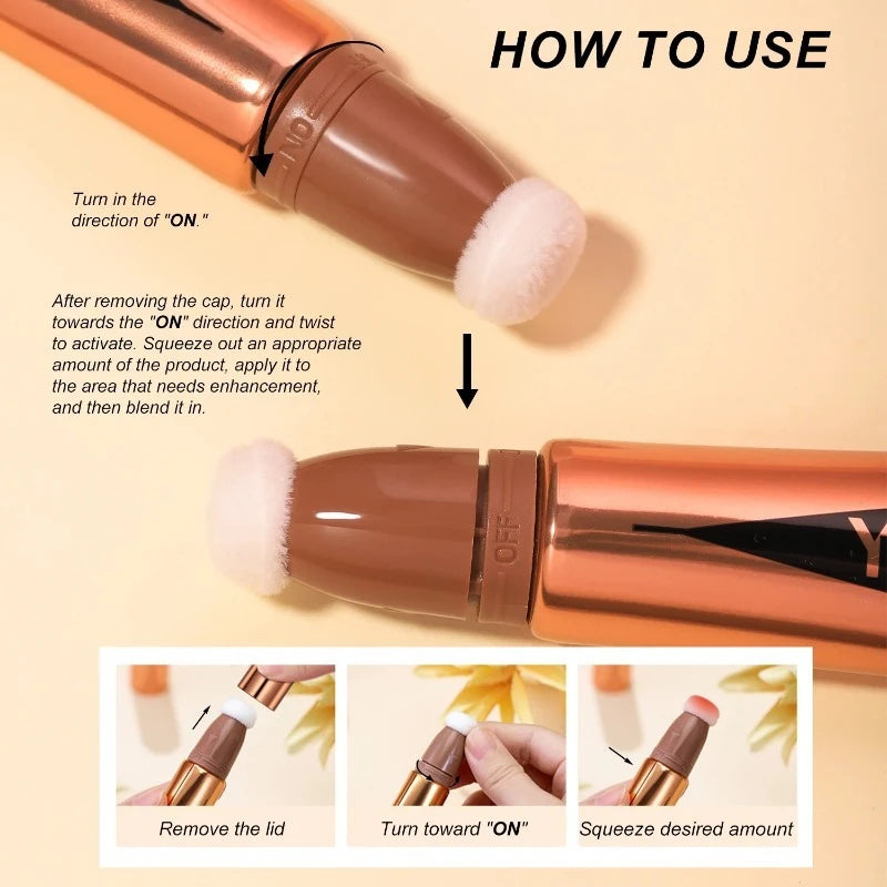 Multifunctional Liquid Blush Face Contour Highlight Eye Shadow Stick