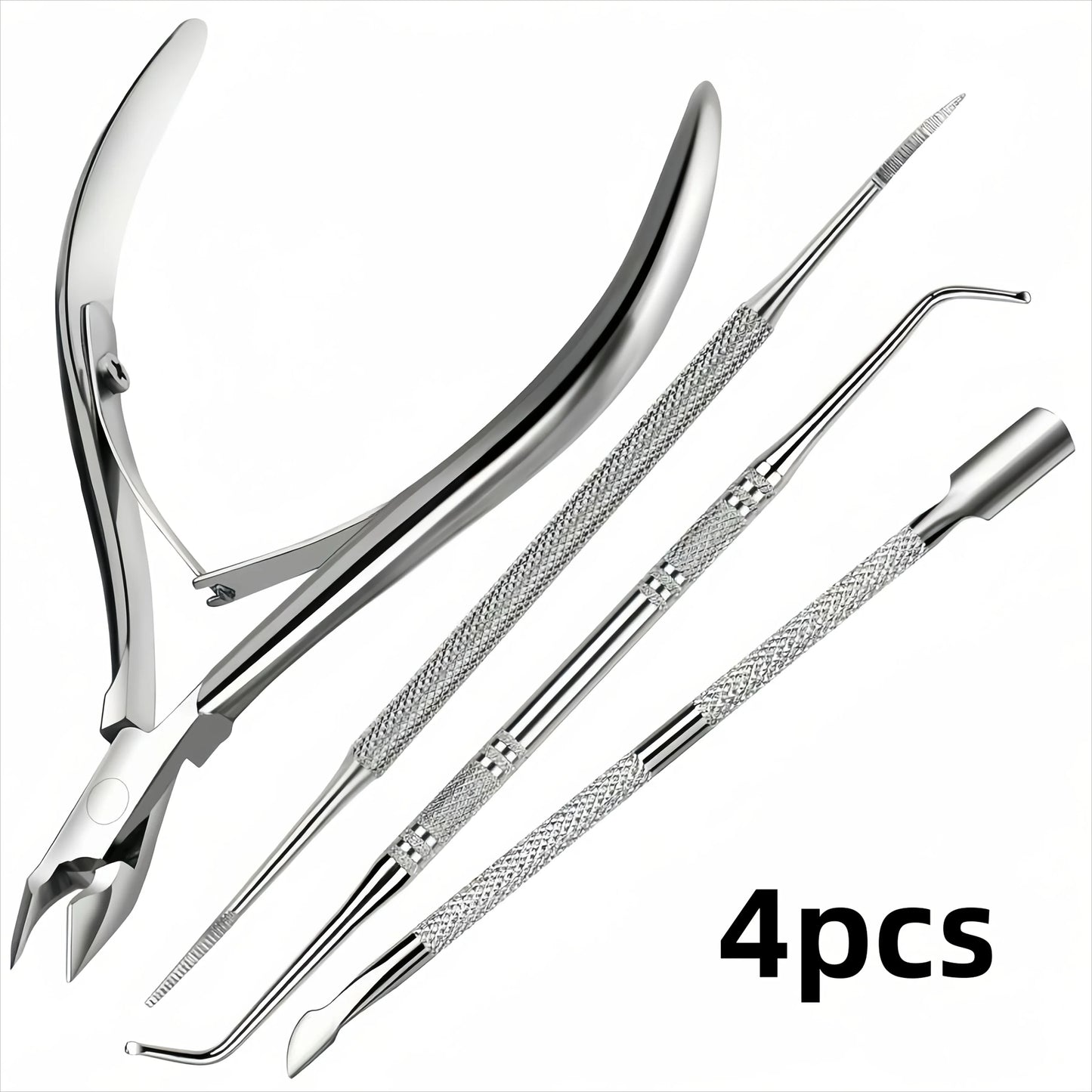1/4pcs stainless steel ingrown nail tool,multi-function trimmer ngrown