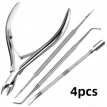 1/4pcs stainless steel ingrown nail tool,multi-function trimmer ngrown