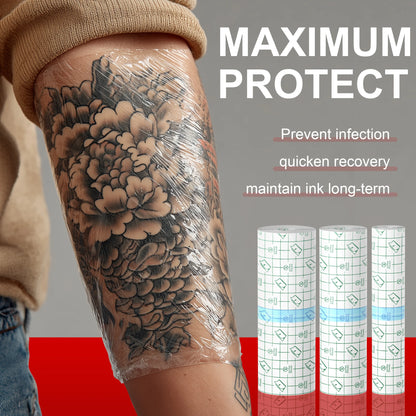 1 Roll PU Waterproof Tattoo Film Sticker  Aftercare Protective Skin