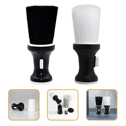 Barber Shop Broken Hair Duster Brush Black Hairdressing Wipe Neck Hair