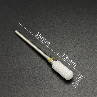 Ceramic Carbide Nail Drill Bit Rotate Burr Milling Nail Cutter Bits