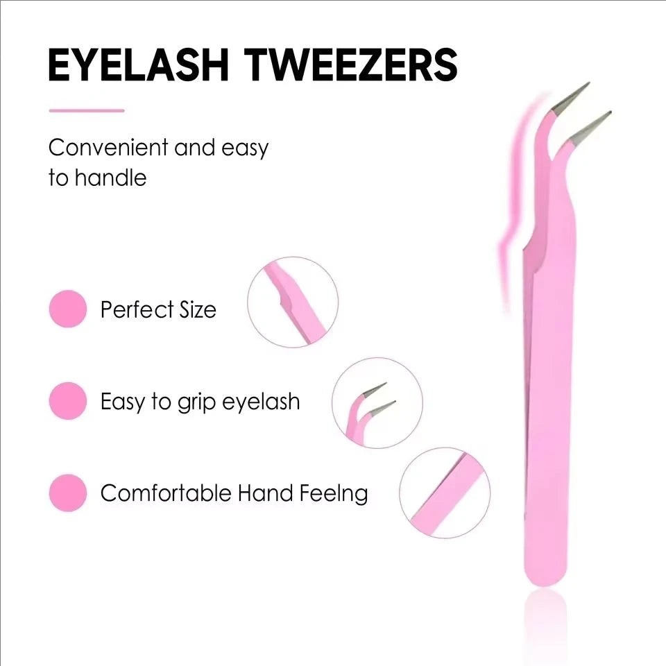 MAIOJIE DIY Clusters Lash Kit 8-16mm Mix Bond&Seal Tweezers Lash Set