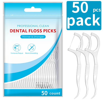 600/300/150/50pcs Ultra-Fine Toothpicks, Home Set, Portable and