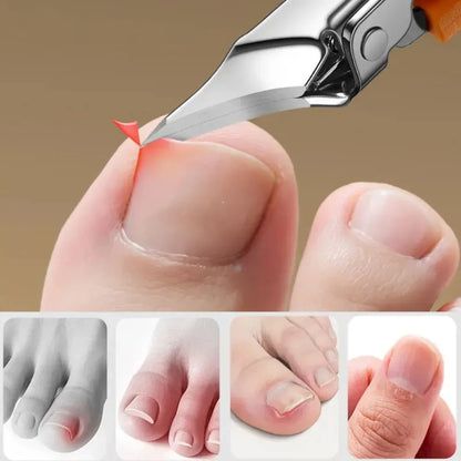 25° Slant Edge Nail Clipper Wide Opening Stainless Steel Professional