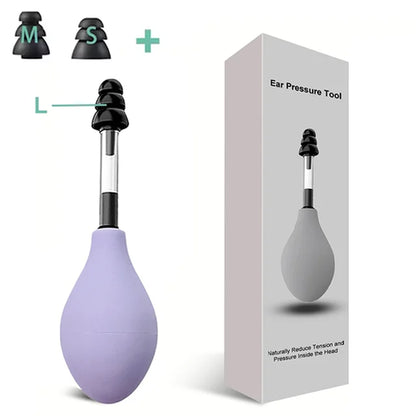 Ear Pressure Tool Portable Ear Pressure Relief Suction Device Wih 3