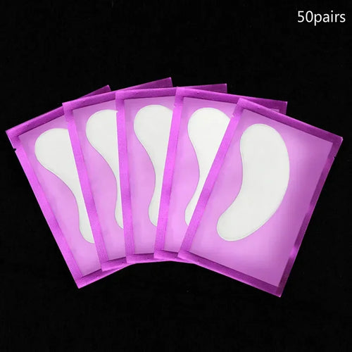 50Pairs Eyelash Pad Gel Patch Grafting Eyelashes Under Eye Patches For