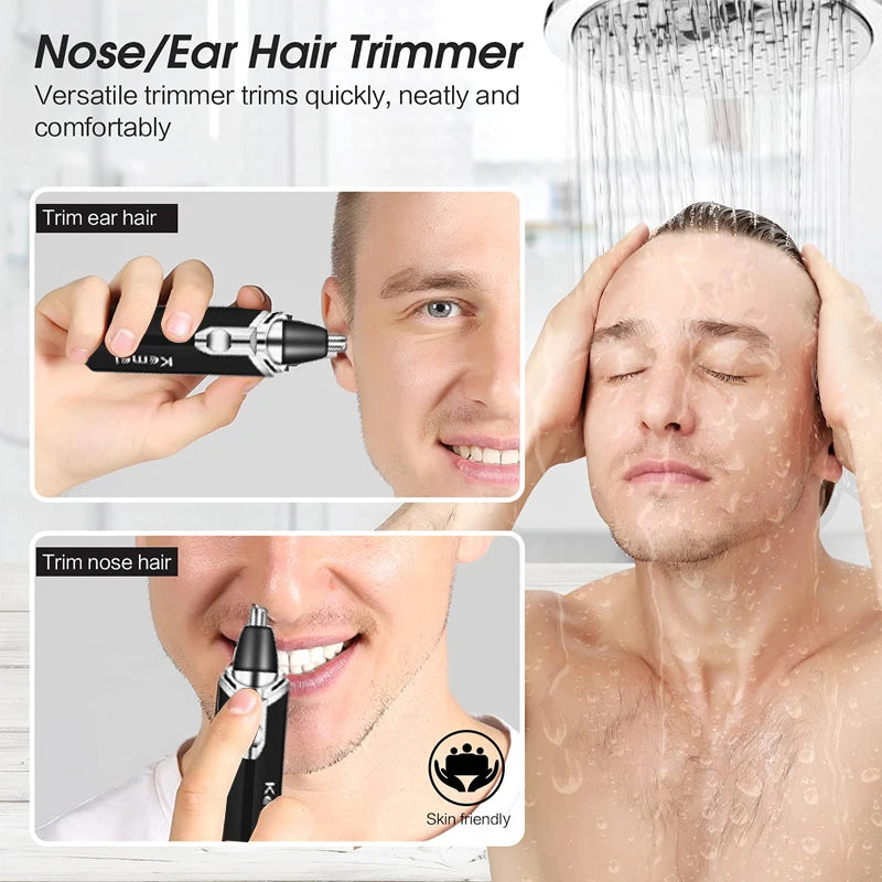 Kemei Nose Hair Trimmer Nasal Wool Implement Nose Hair Cut Washed